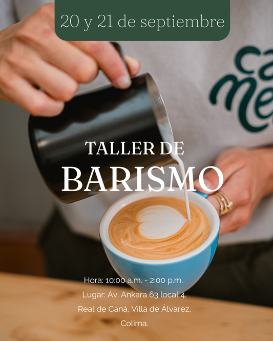 Taller de barismo 20 y 21 de septiembre