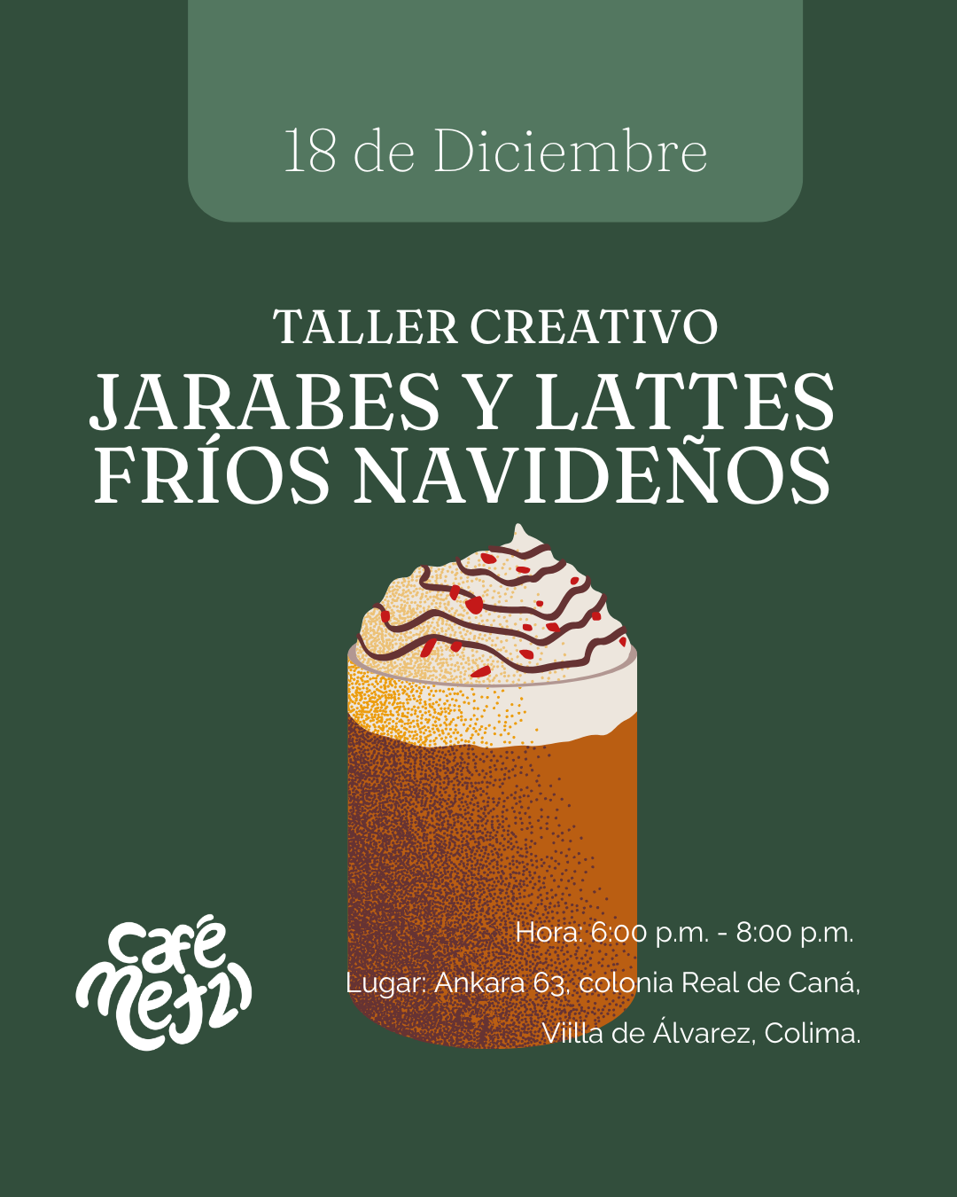 Taller Jarabes y Lattes Fríos Navideños