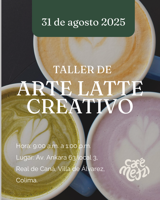 Taller de arte latte creativo