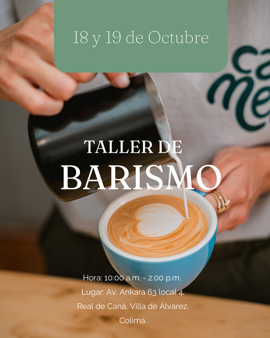 Taller de barismo 15 y 16 de noviembre